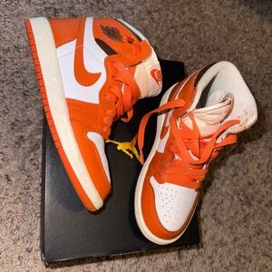 Jordan 1 Retro High OG White/Starfish Kids Sz 12C